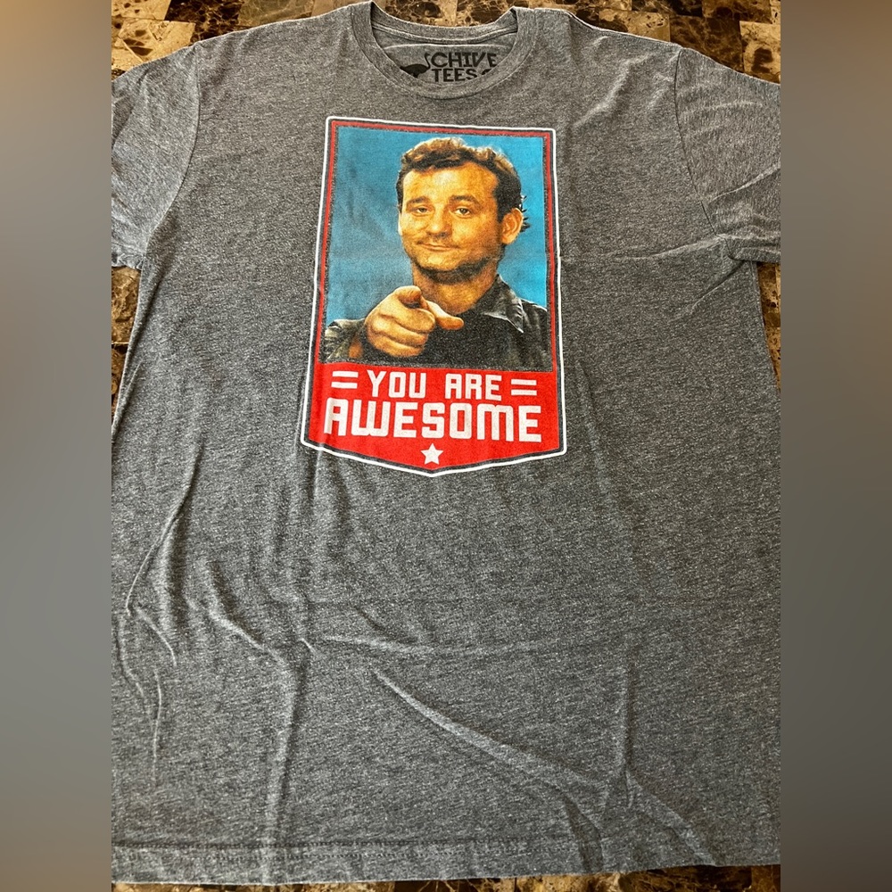 The Chive BFM Bill Murray STRIPES Who’s Awesome T-Shirt Men’s XL